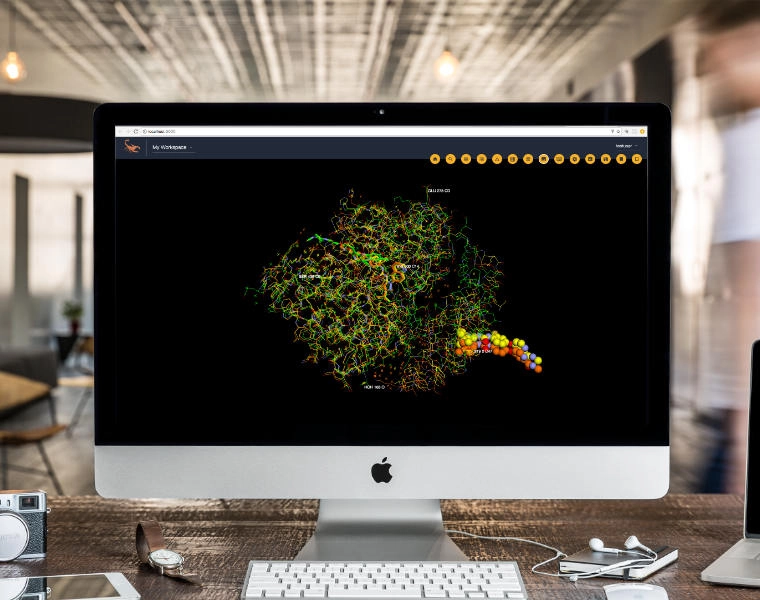 Screens of the Proasis web application